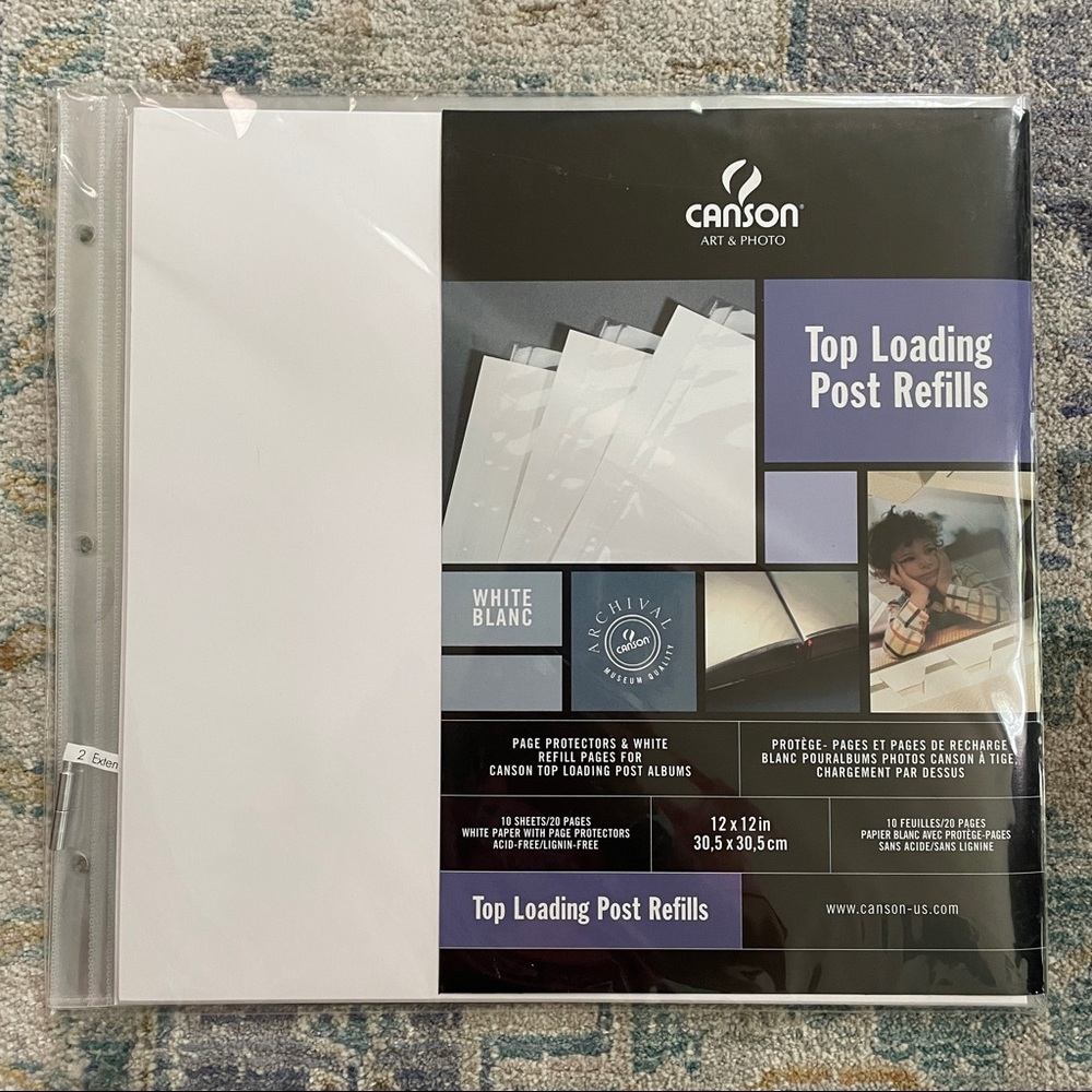 Canson Top Loading Post Refills NWT